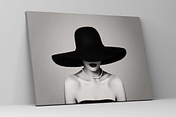 Obraz Dáma v čiernom klobúku 1494